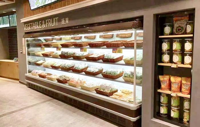 Air curtain cabinet