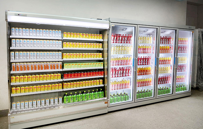 Air curtain cabinet
