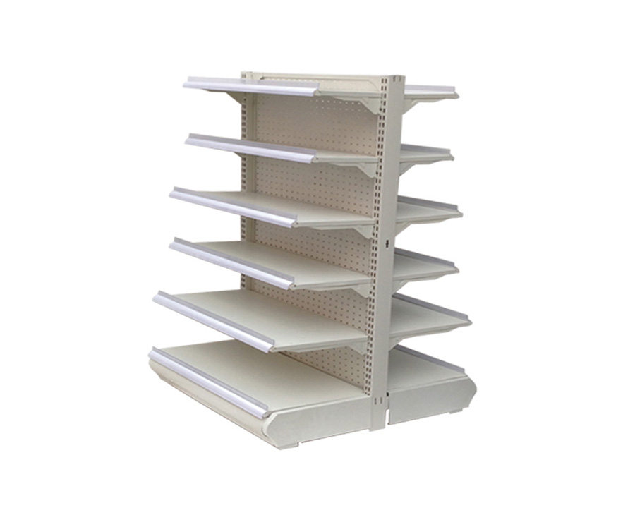 Double-sided wire mesh shelving